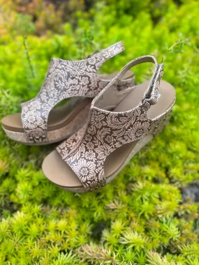 Liberty Tooled Wedge Sandals (1)