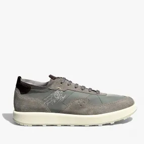 Light Track Suede Calf Leather and Nylon Sneaker