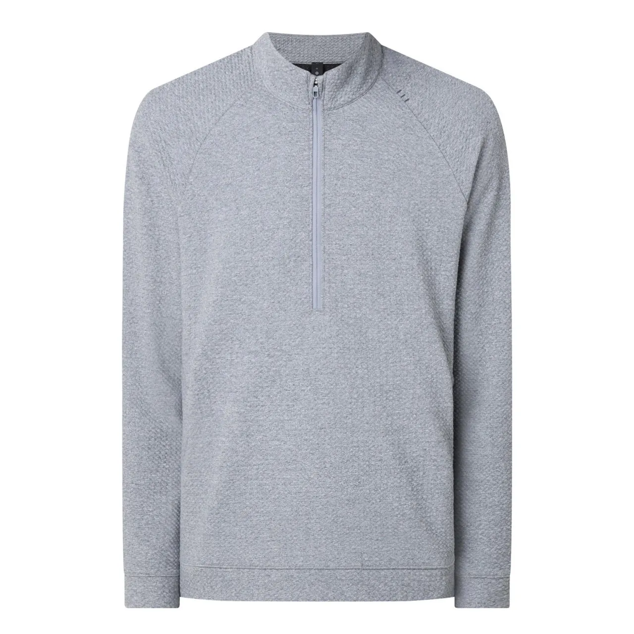 LULULEMON Textured Knit Half-Zip Sweater - Grey