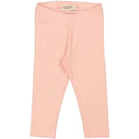 MarMar Modal Fine Rib Soft Coral Leg Leggings