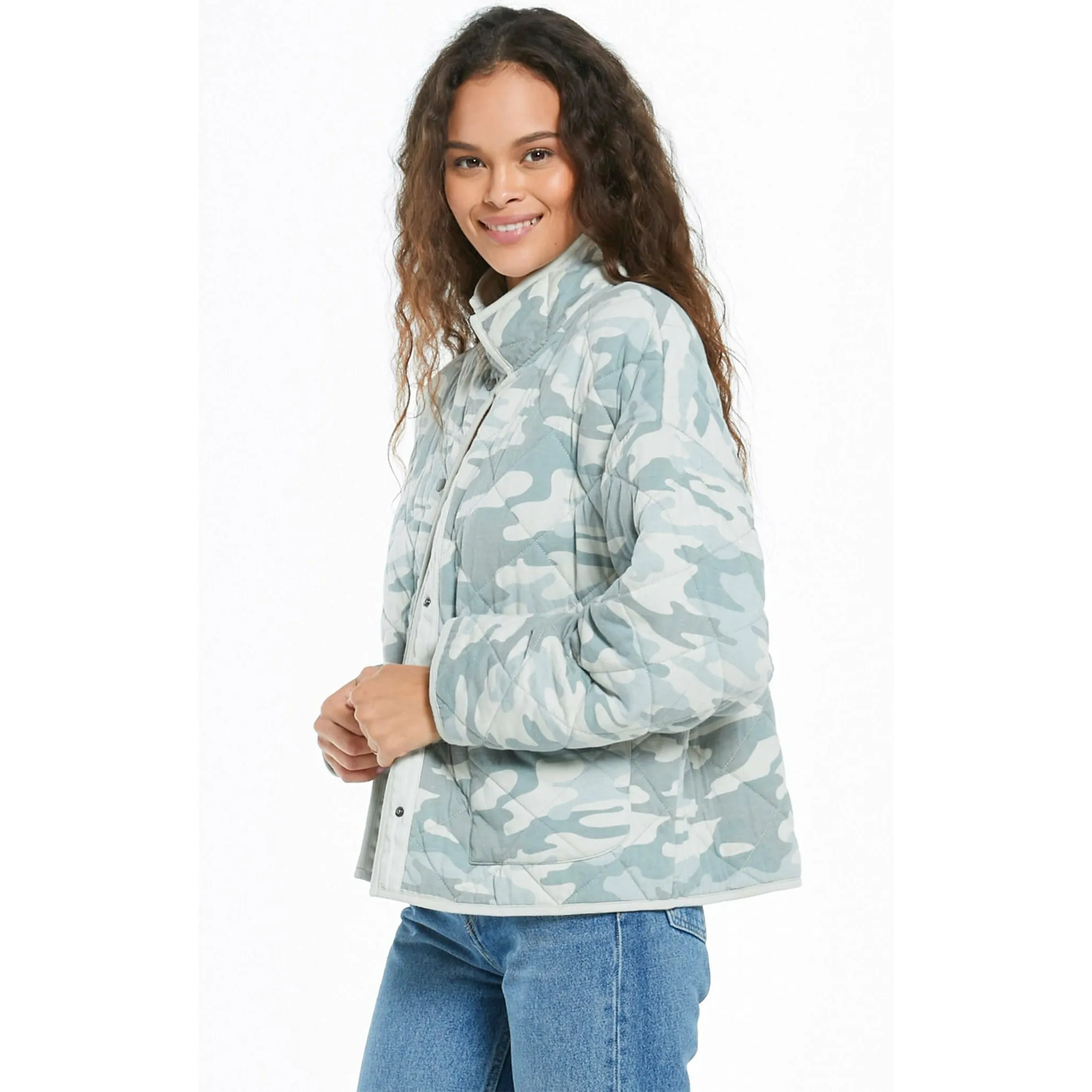 Maya Camo Quilted Jacket