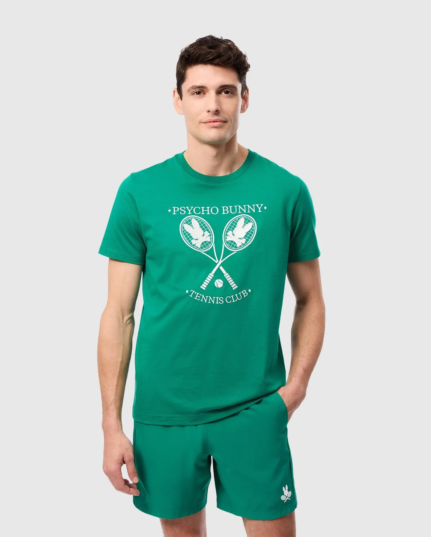 MENS COURTSIDE GRAPHIC TEE - B6U684C200