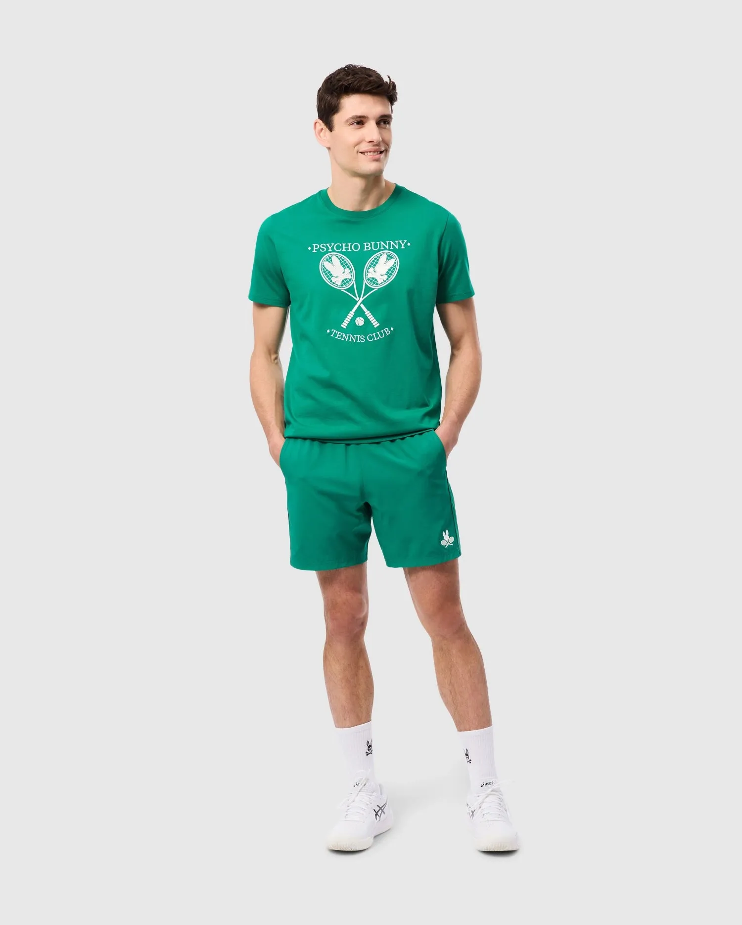 MENS COURTSIDE GRAPHIC TEE - B6U684C200