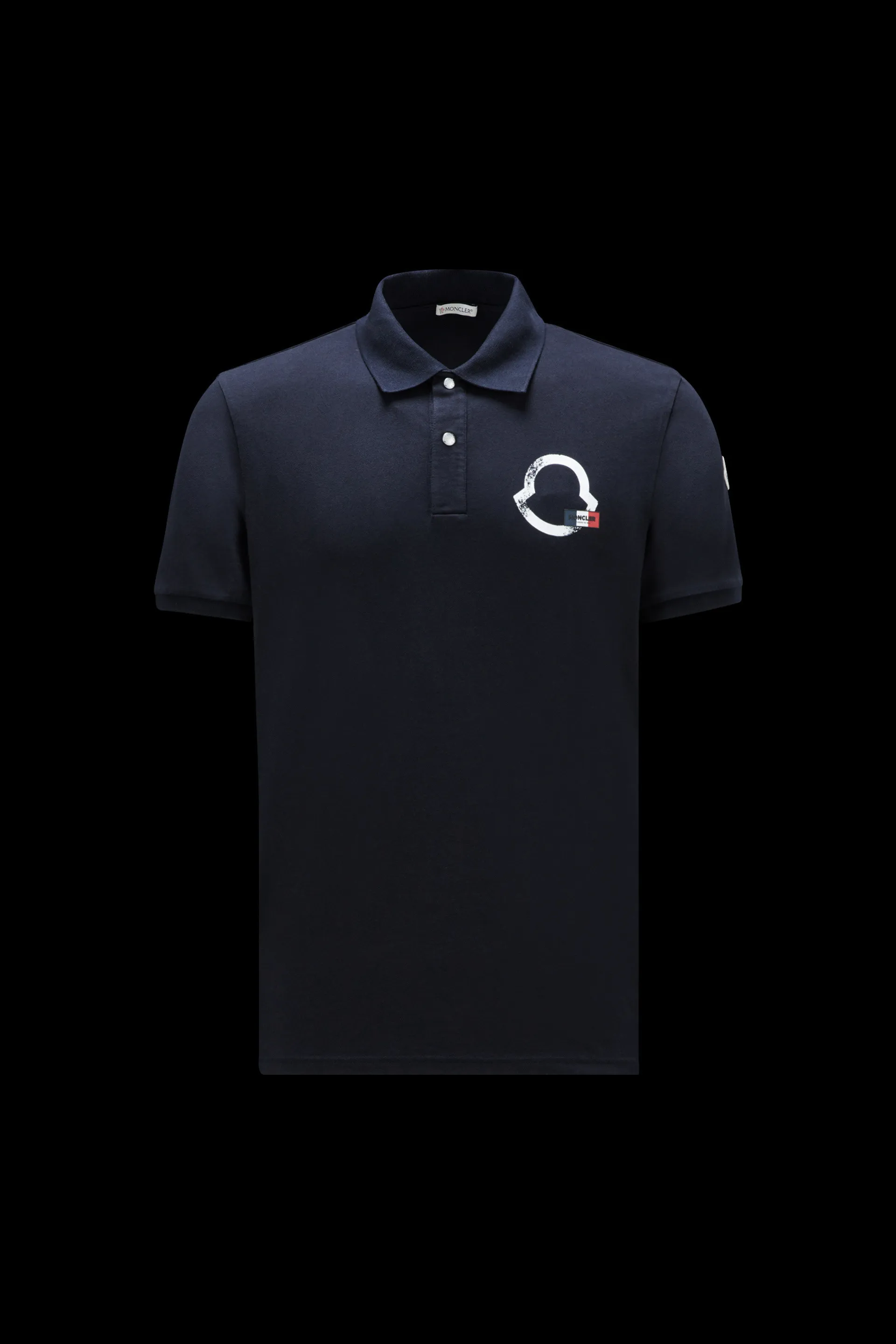 MONCLER  |Logo Outline Polo Shirt