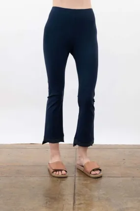 Olga Cropped Flare Leggings - Indigo