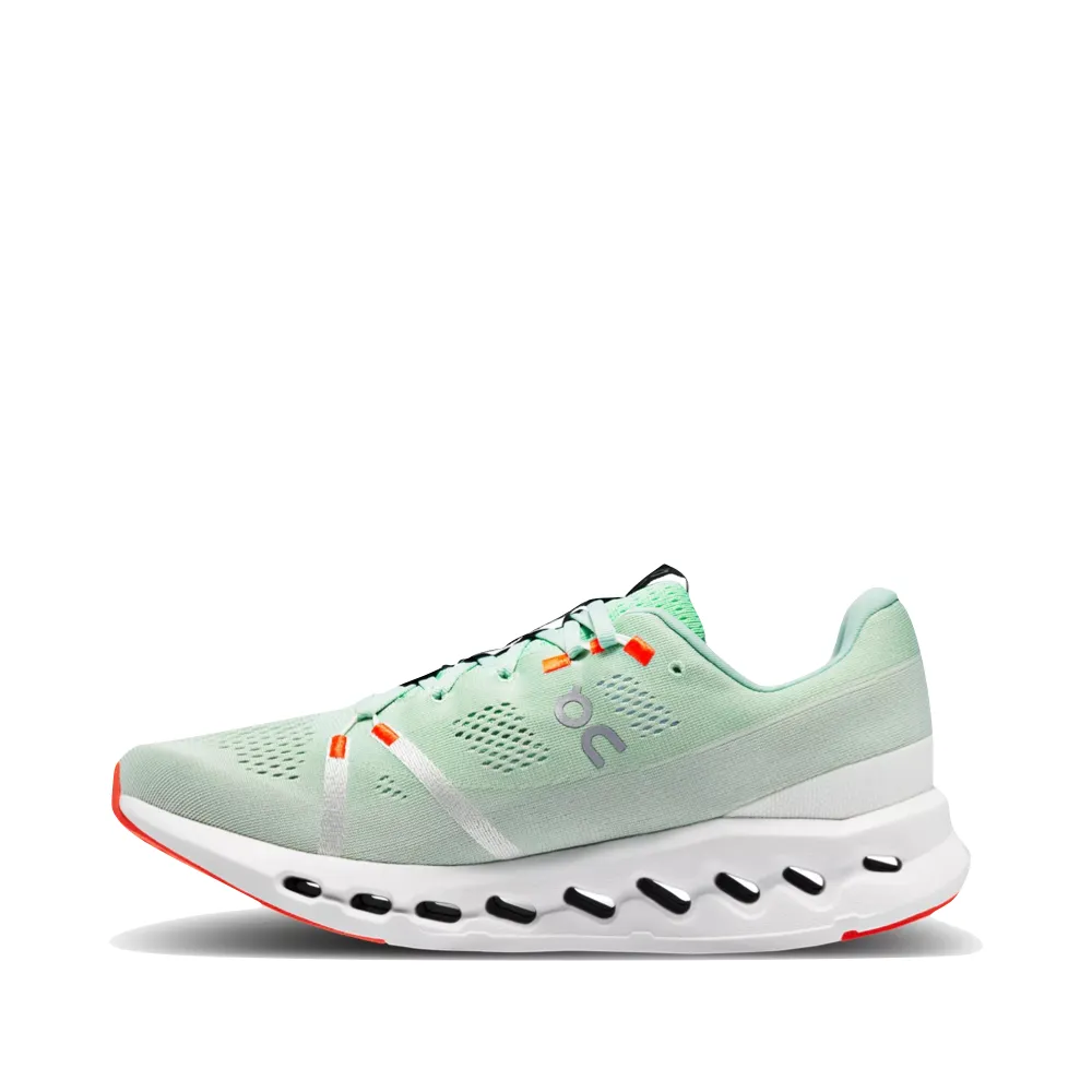 On Men's Cloudsurfer Running Sneaker (Creek/White)