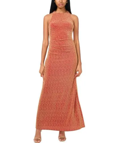 Parker Women's Metallic-Accent High-Neck Maxi Dress