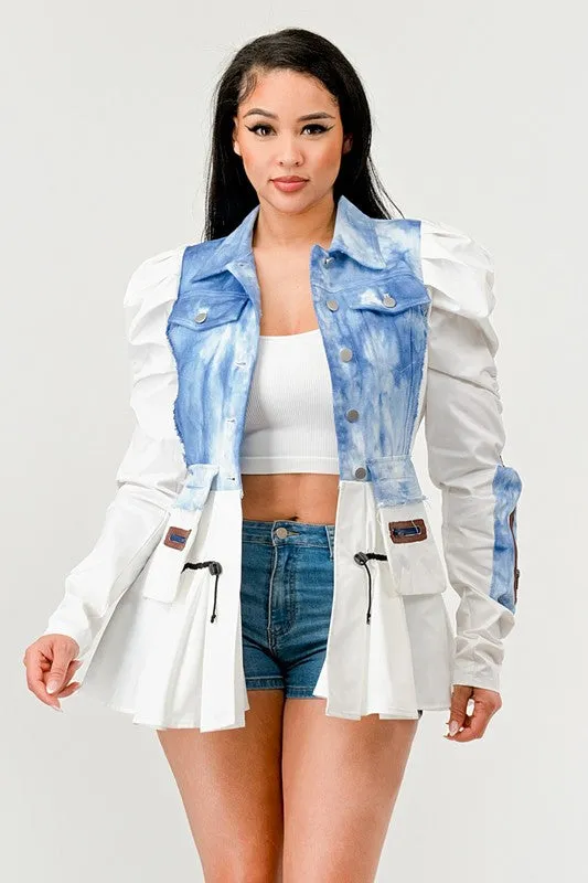 Peplum Not Like You Denim Jacket | 2 COLORS