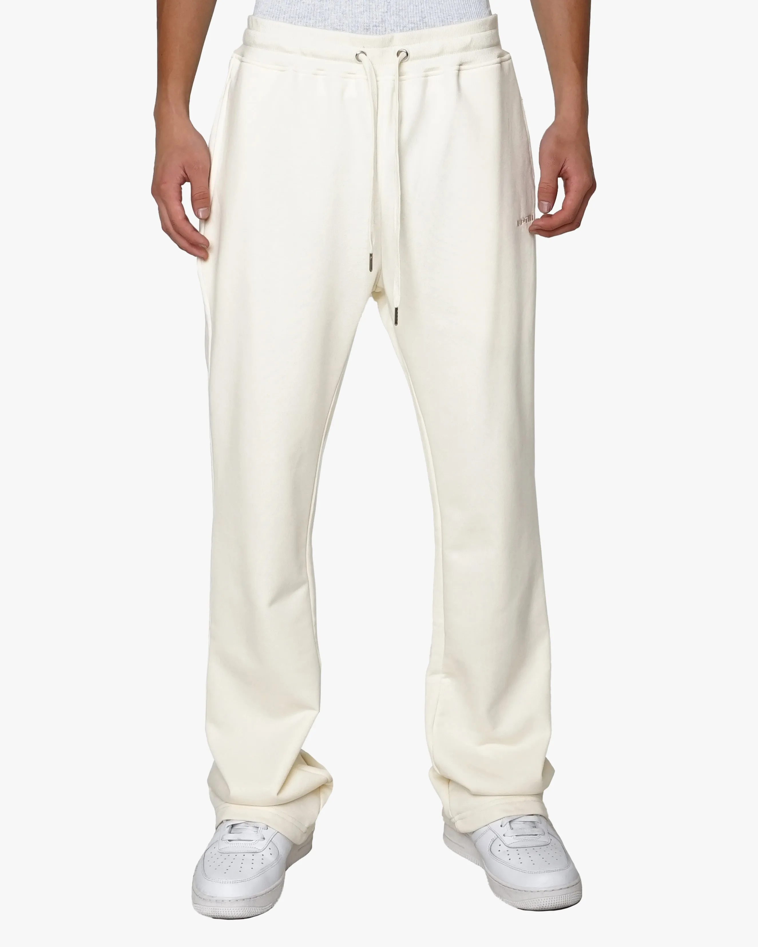 PERFECT FLARE SWEATPANTS-CREAM