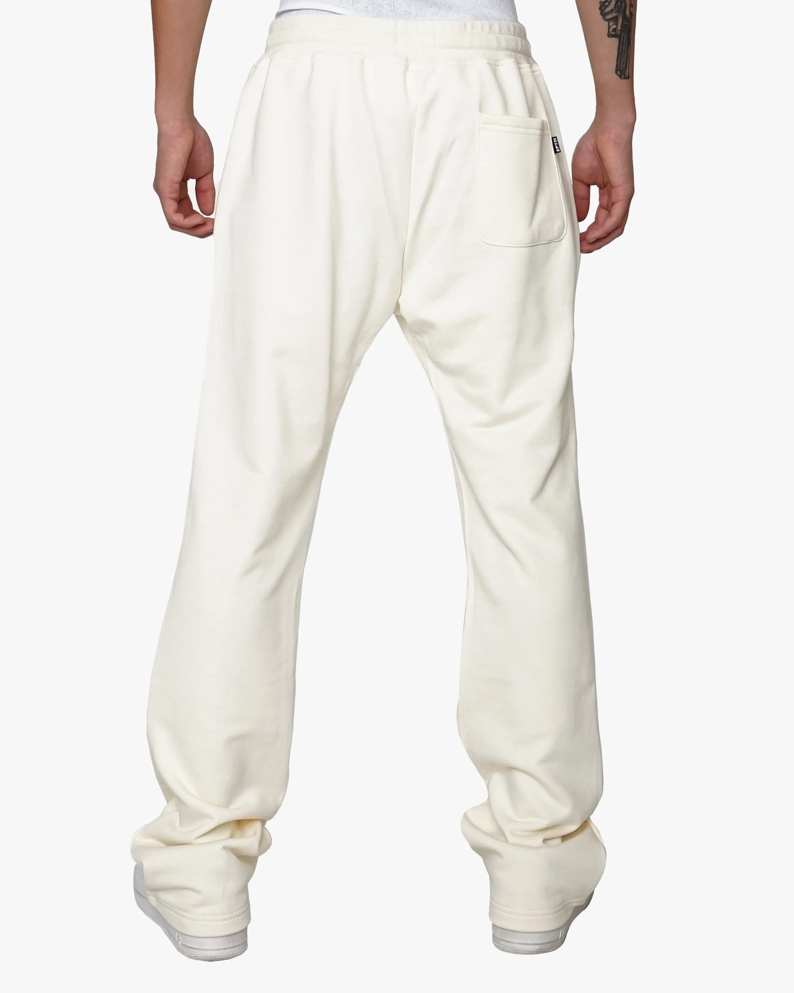 PERFECT FLARE SWEATPANTS-CREAM