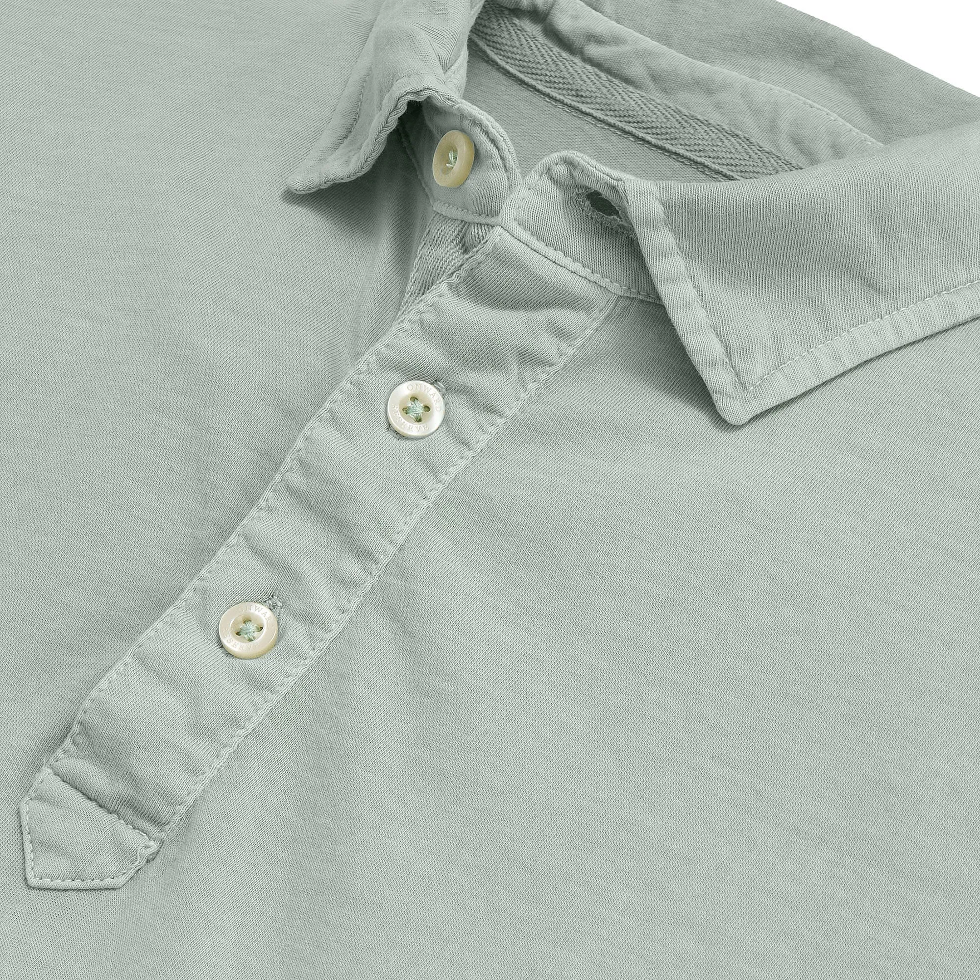 Perry Long Sleeve Polo - Blue Fox