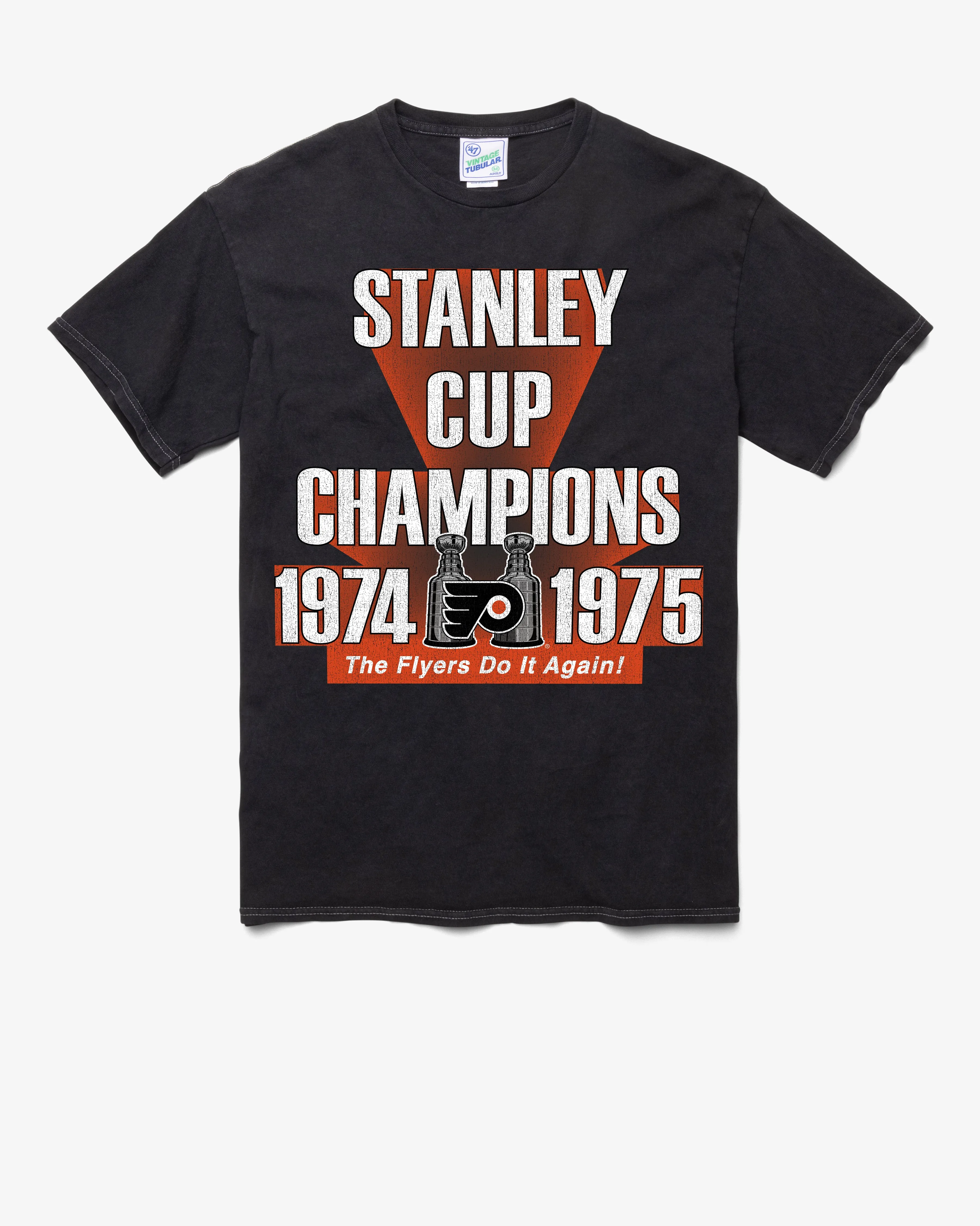 PHILADELPHIA FLYERS VINTAGE STANLEY LOCKER VINTAGE '47 TUBULAR TEE