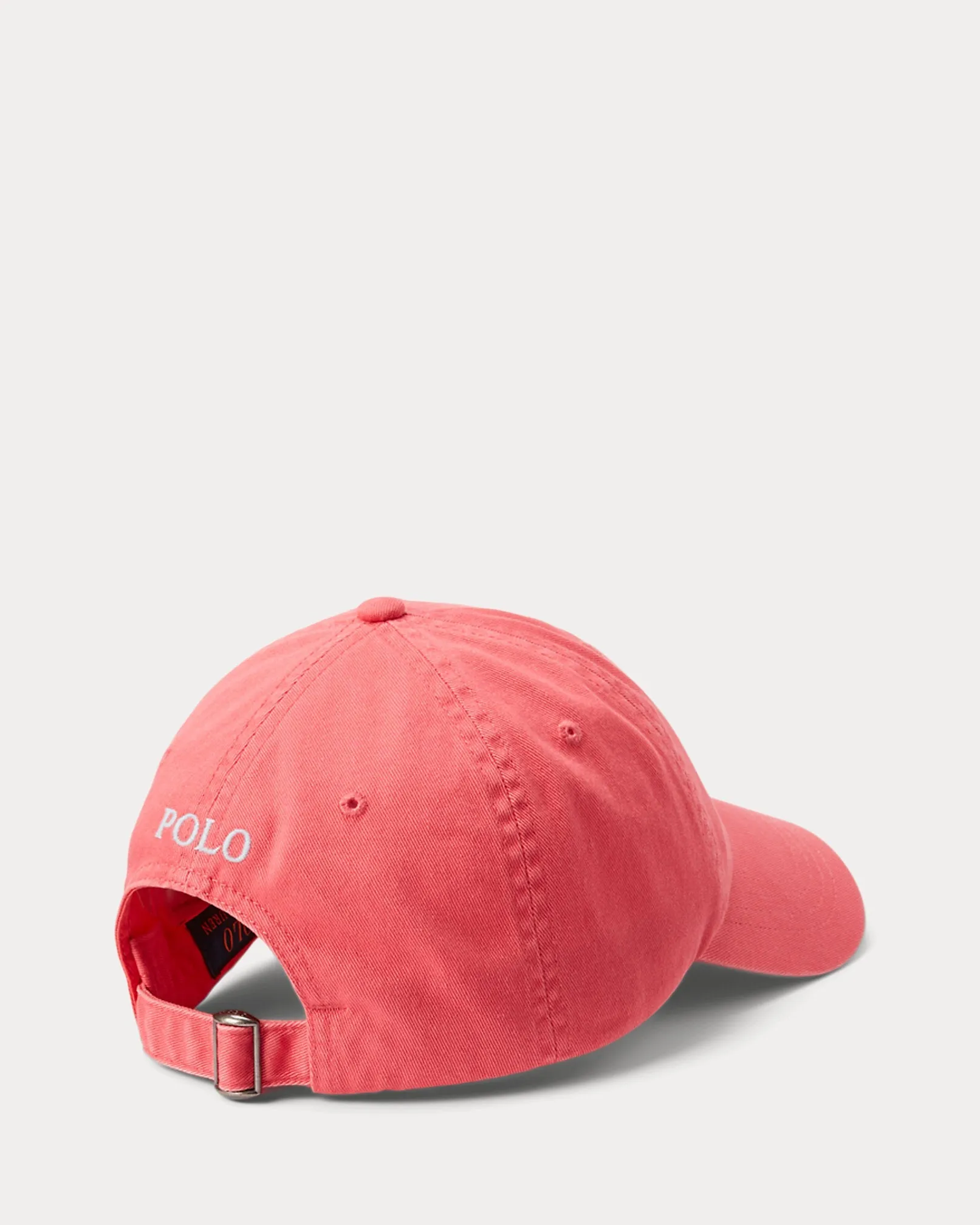 Polo Ralph Lauren - Casquette de baseball coton chino Pale Red