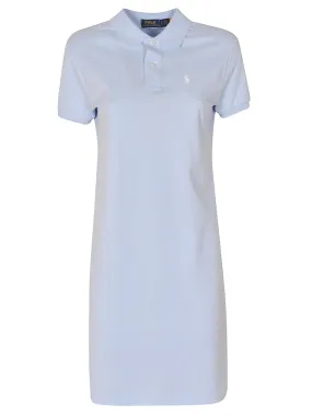 Polo Ralph Lauren Logo Embroidered Short Sleeved Polo Dress