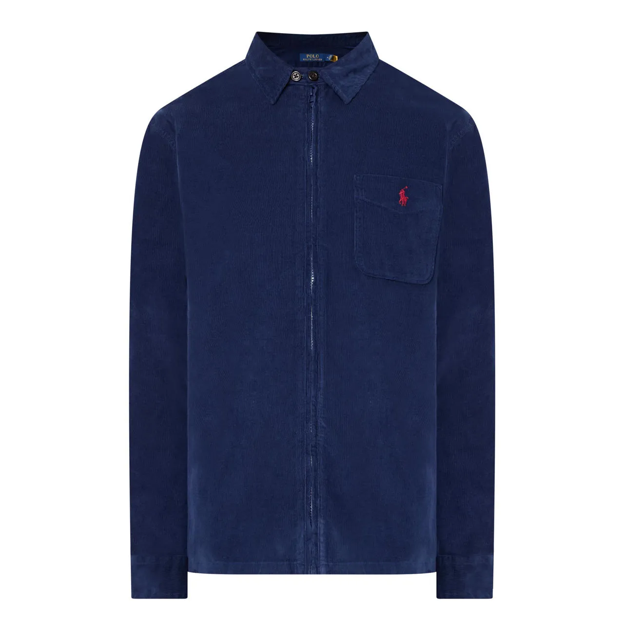 POLO RALPH LAUREN Patch Pocket Logo Overshirt - Navy