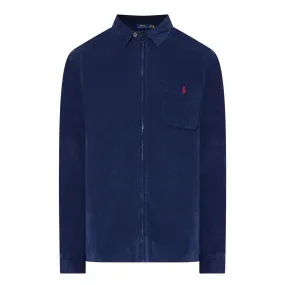 POLO RALPH LAUREN Patch Pocket Logo Overshirt - Navy