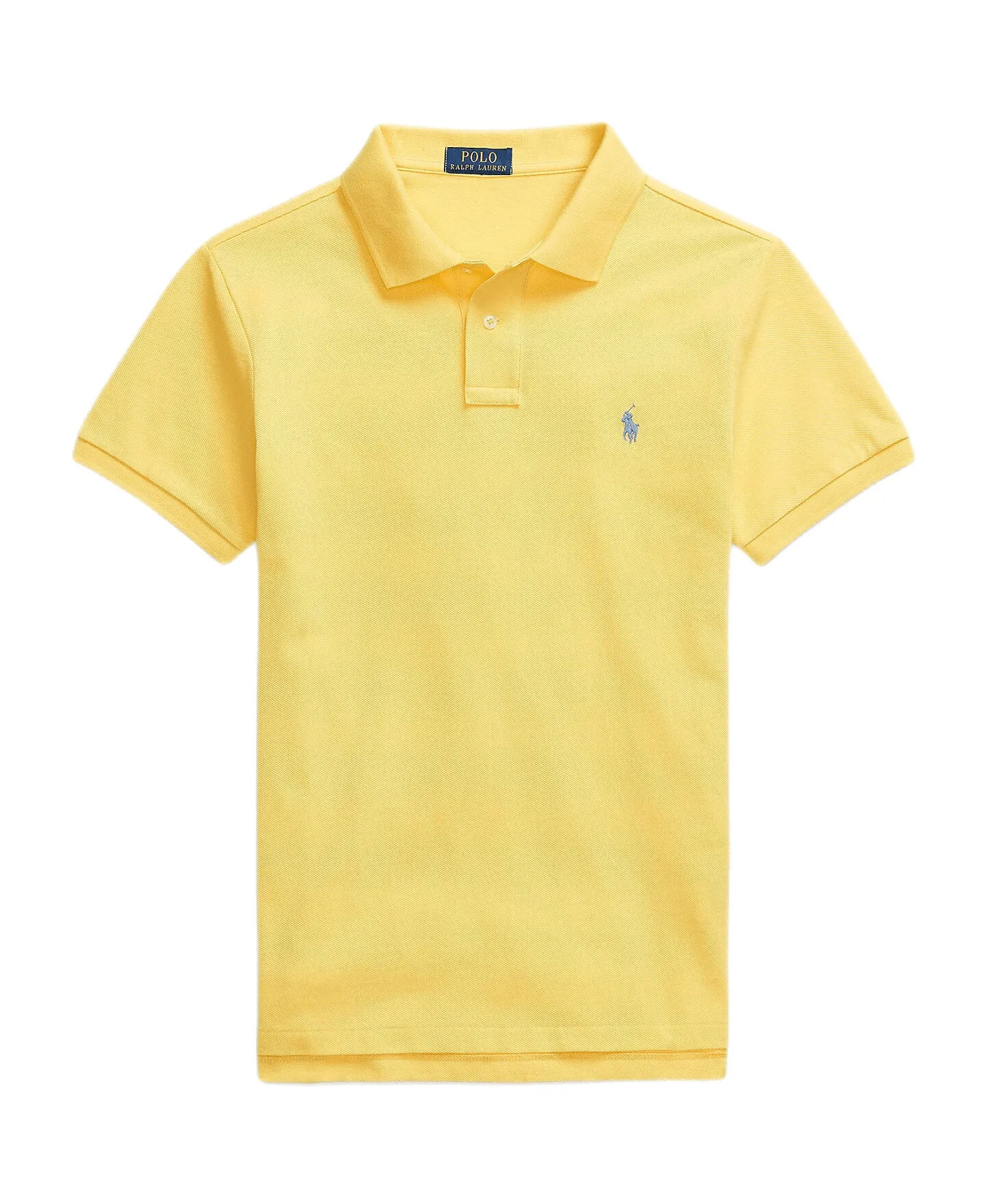 Polo Ralph Lauren - Polo cintré en coton piqué Oasis Yellow