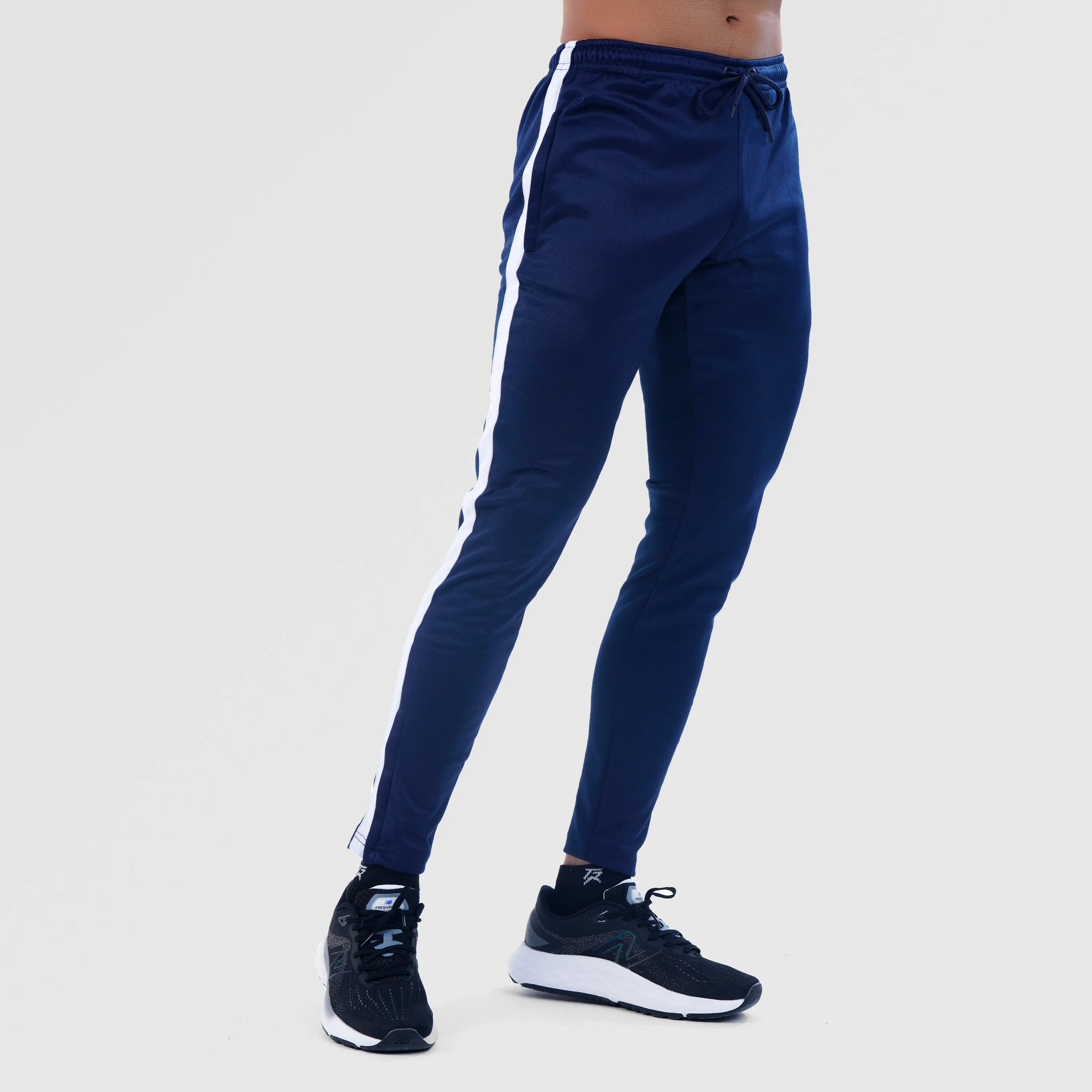 Poly Tracksuit Bottoms (Navy)