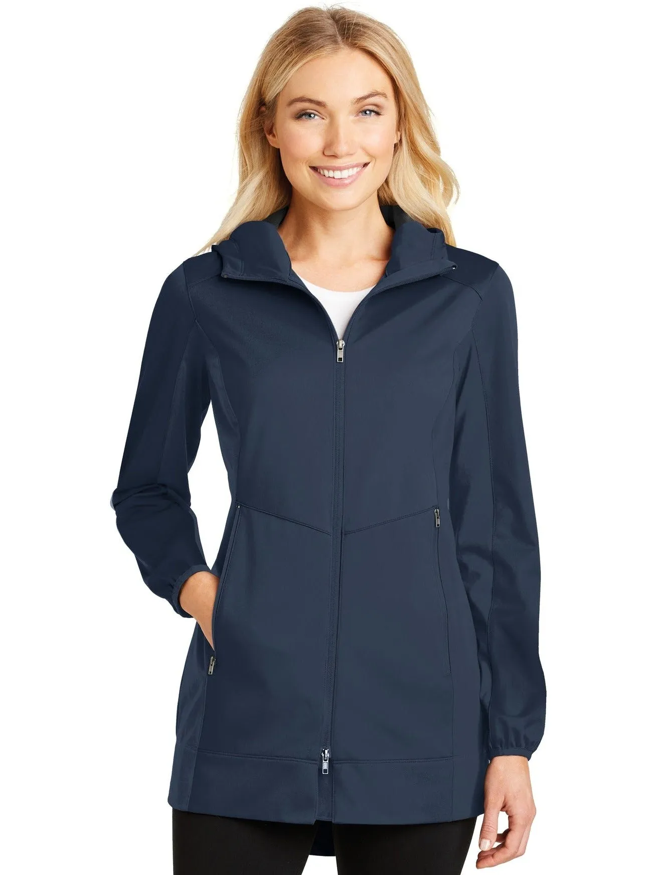 Port Authority Ladies Active Hooded Soft Shell Jacket