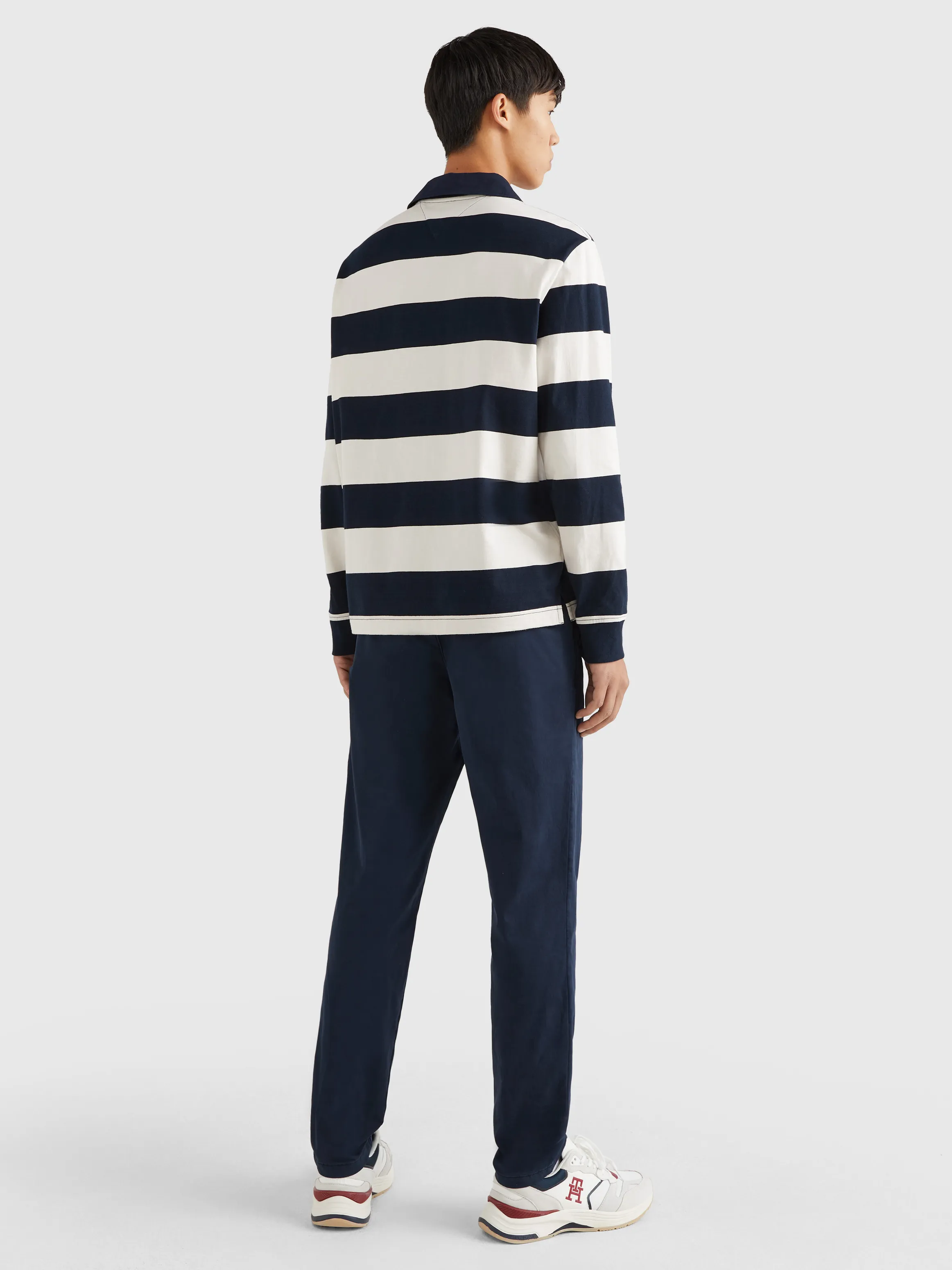 Prep Stripe Casual Fit Rugby Shirt | Sweatshirts & Hoodies | Tommy Hilfiger