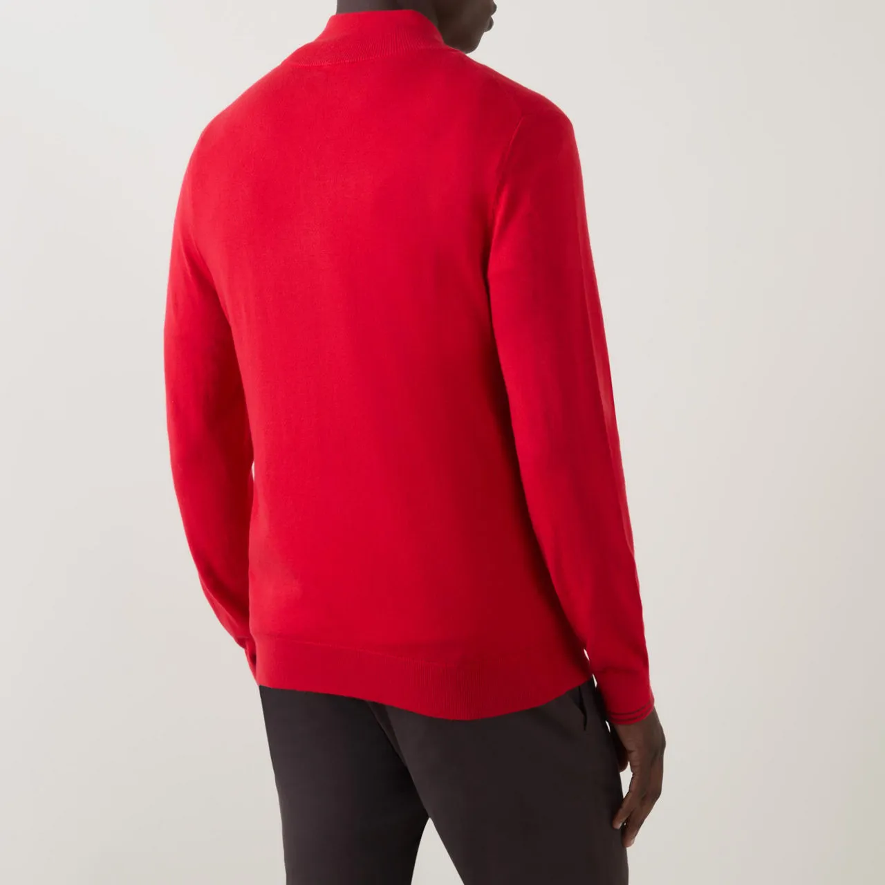 PS PAUL SMITH Zebra Half-Zip Sweater - Red