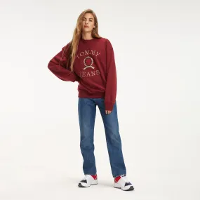 Red Crest Crew Neck Sweatshirt | Sweatshirts & Hoodies | Tommy Hilfiger