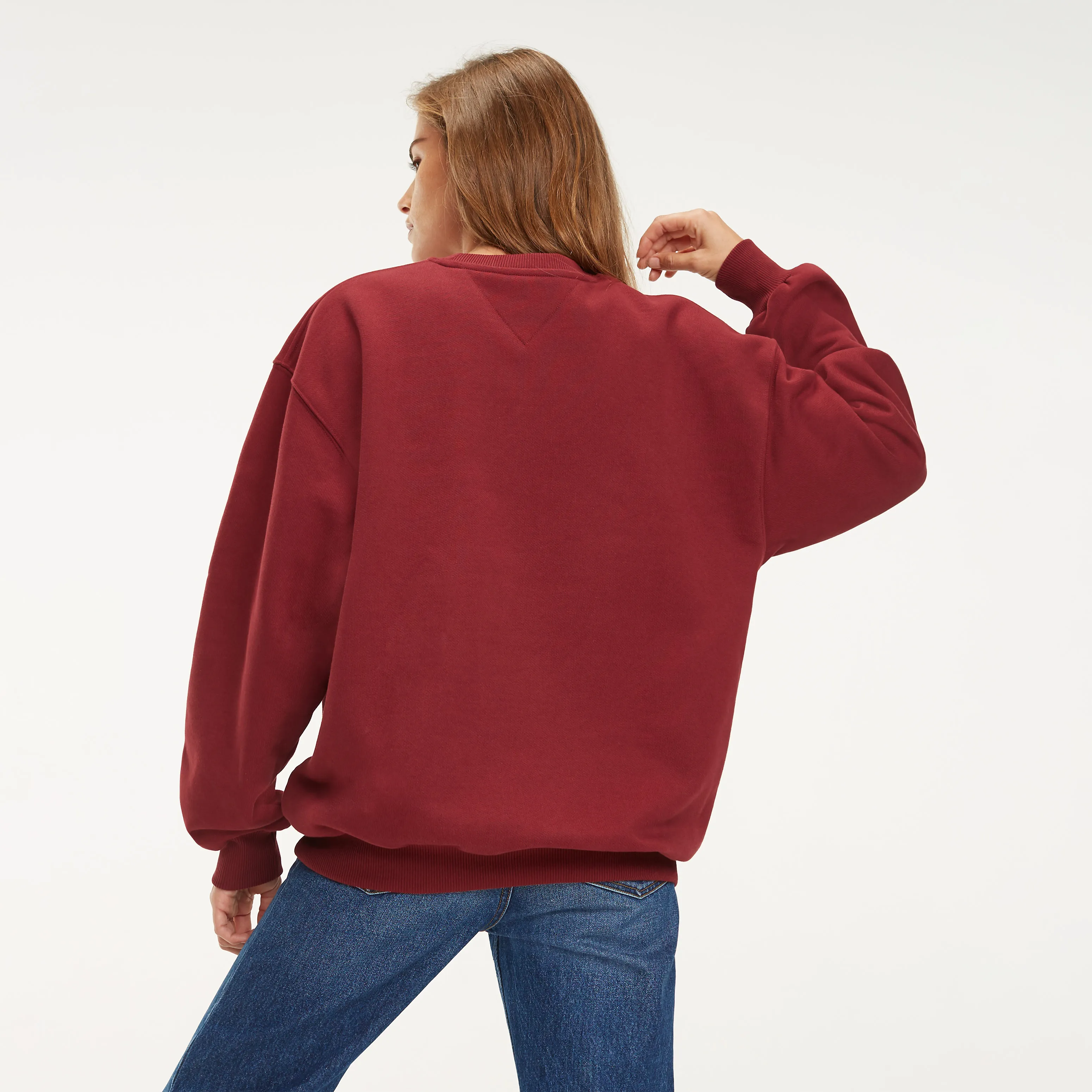 Red Crest Crew Neck Sweatshirt | Sweatshirts & Hoodies | Tommy Hilfiger