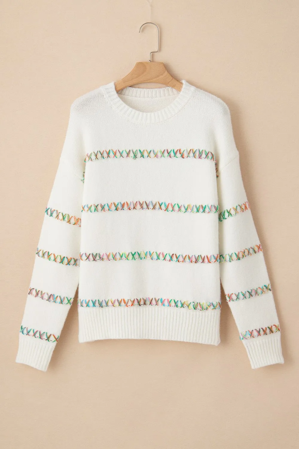 Round Neck Long Sleeve Sweater