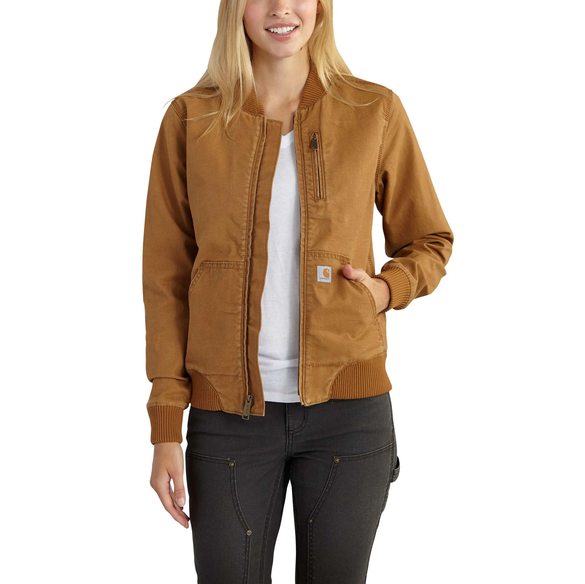 Rugged Flex Relaxed Fit Canvas Jacket