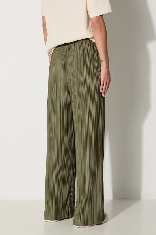 Samsoe Samsoe trousers women's green color