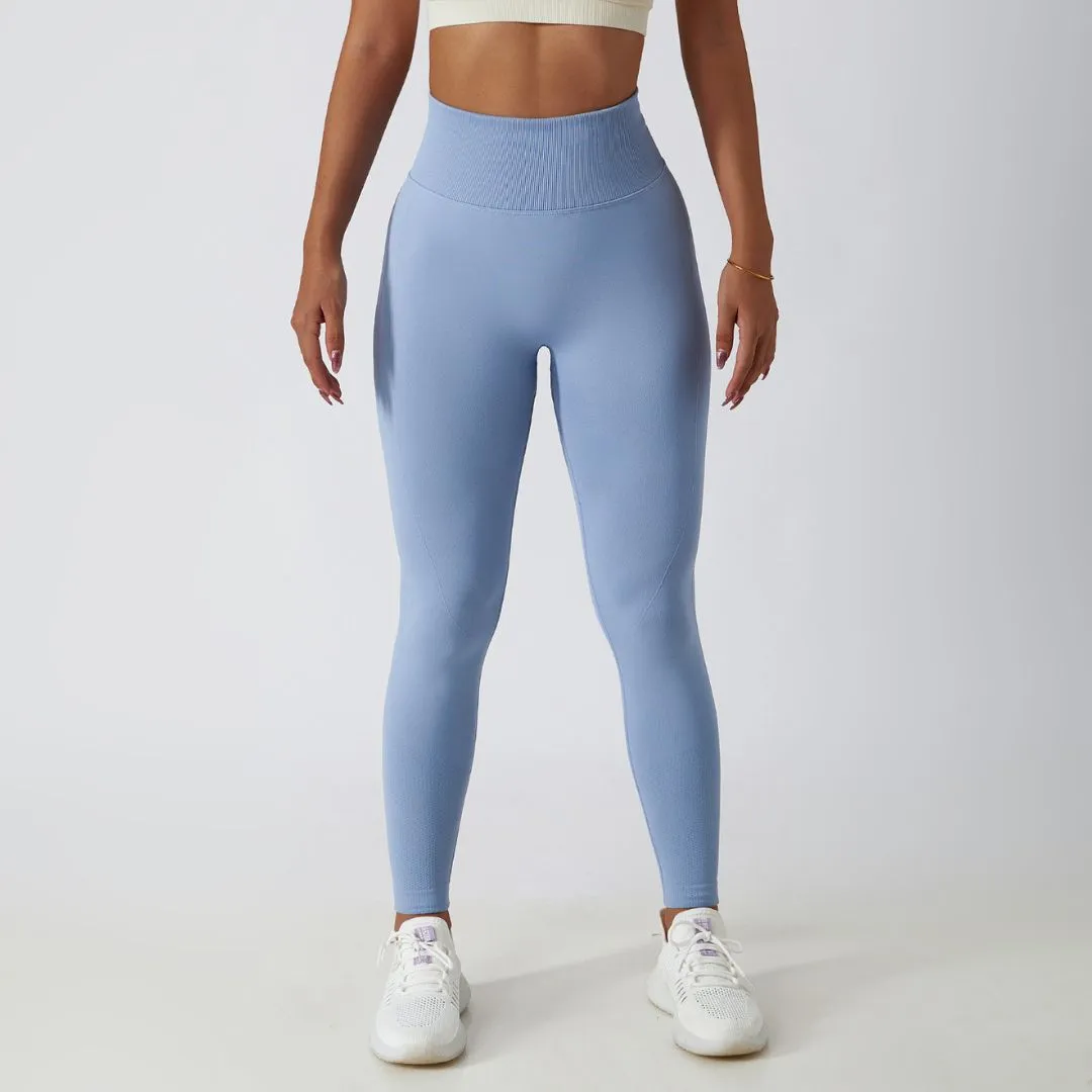 Scrunch Leggings Light Blue