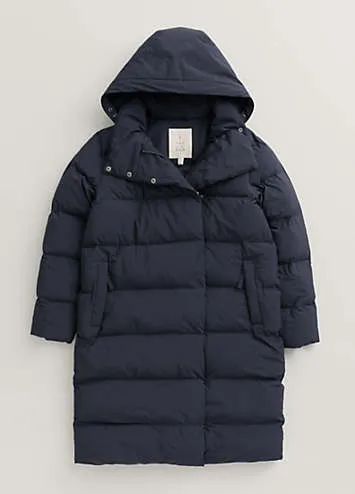 Seasalt Cornwall Navy Holywell Bay Coat | Grattan