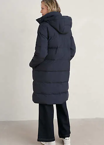 Seasalt Cornwall Navy Holywell Bay Coat | Grattan