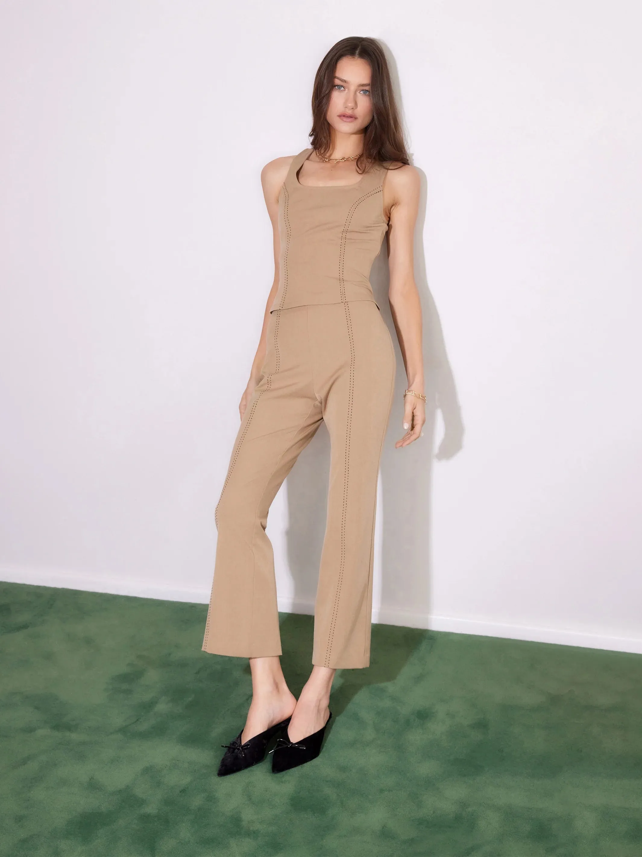 Sigourney Saddle Stitch Pant