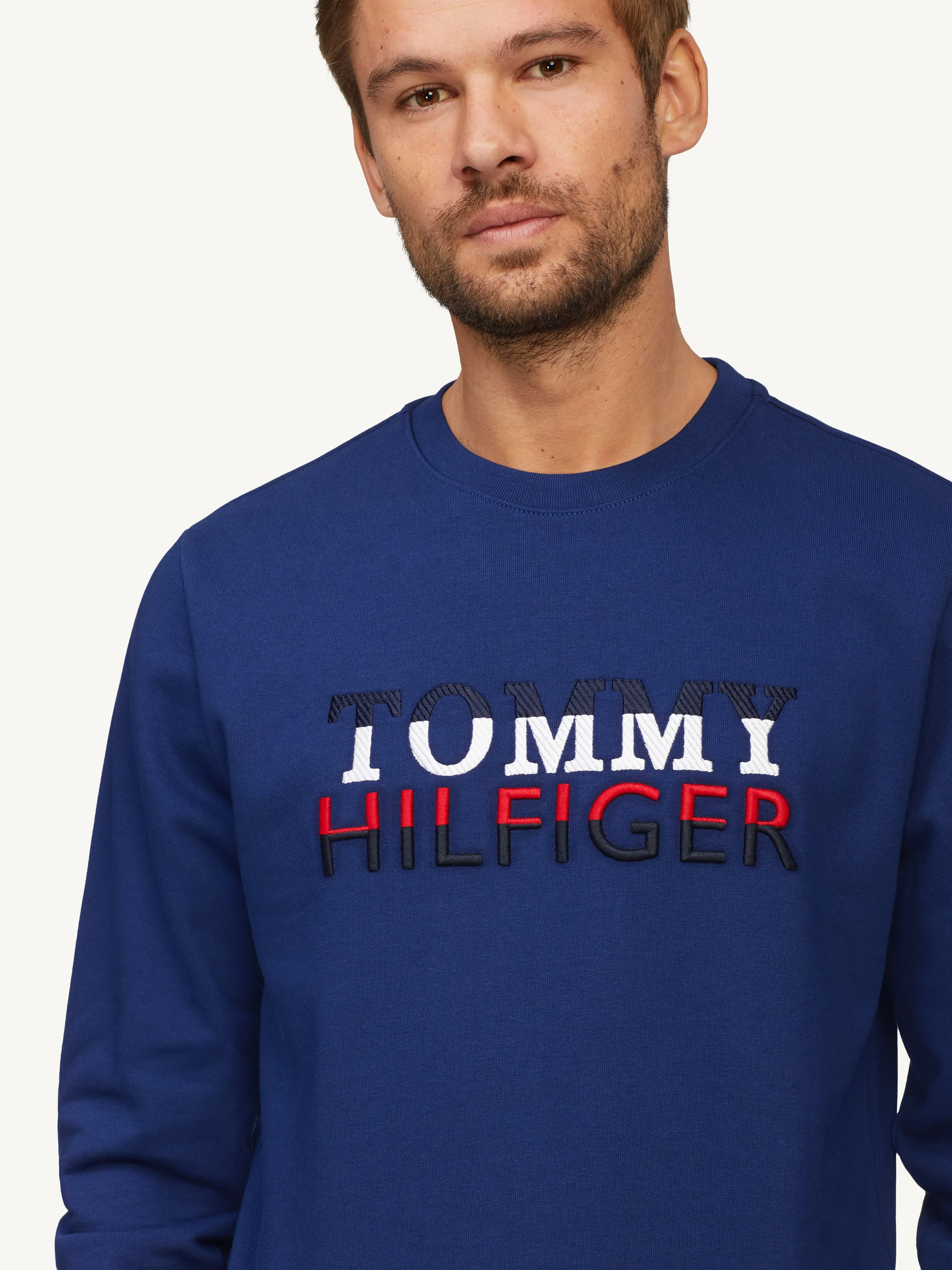 Sliced Logo Sweatshirt | Sweatshirts & Hoodies | Tommy Hilfiger