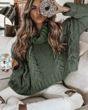 Stormy Cable Knit Sweater