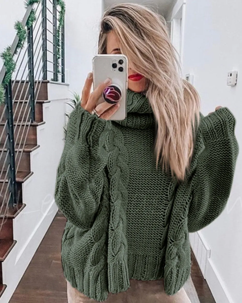 Stormy Cable Knit Sweater