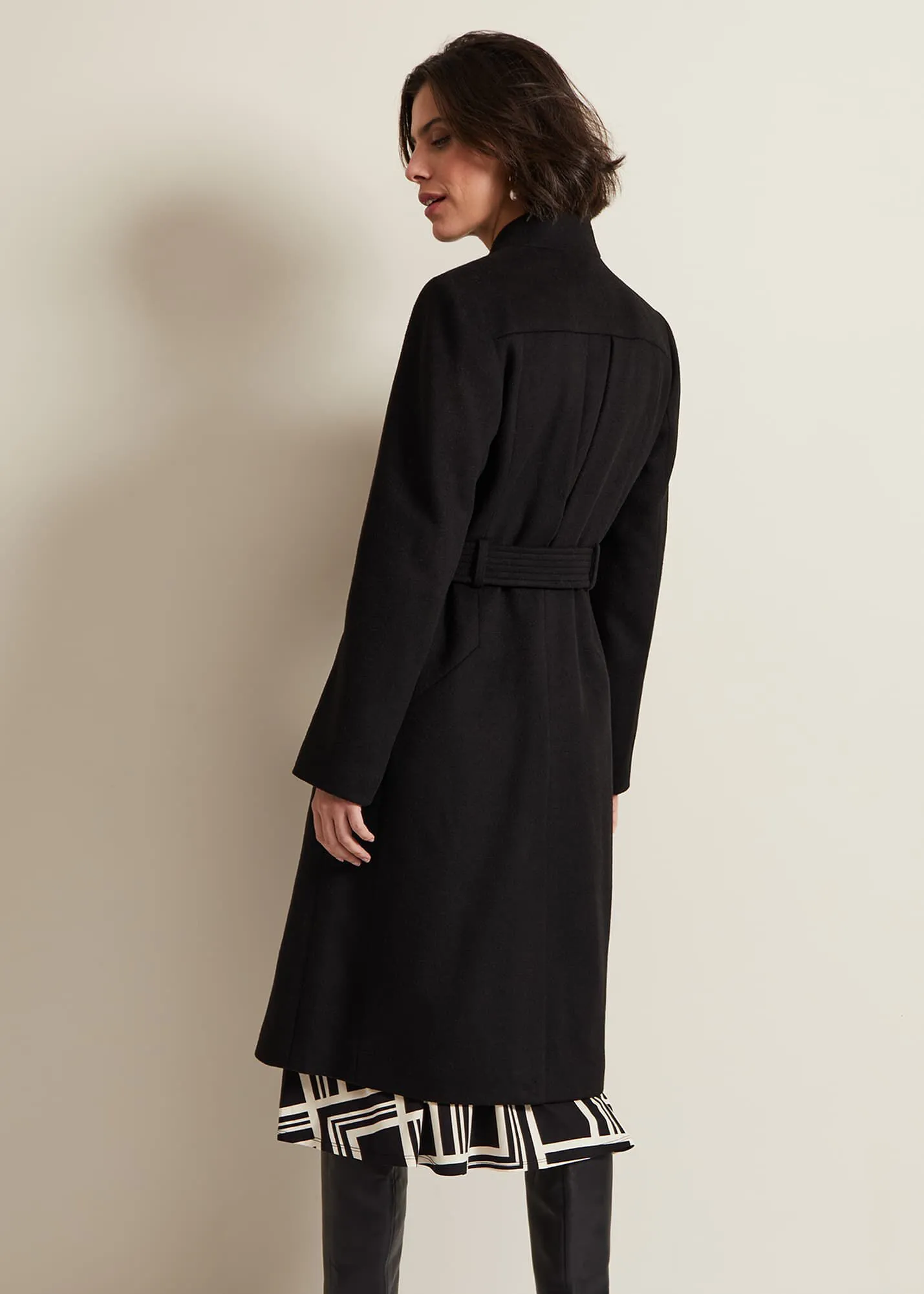 Susanna Black Wool Coat