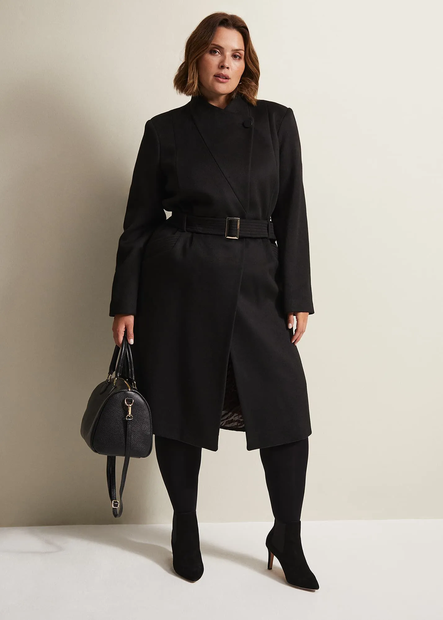 Susanna Black Wool Coat