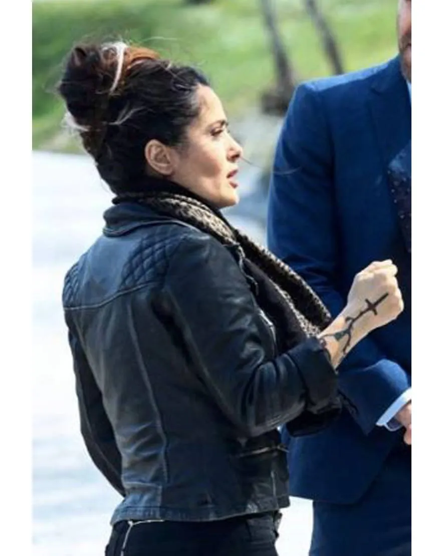 The Hitman's Wife's Bodyguard Salma Hayek Jacket | 40% OFF!