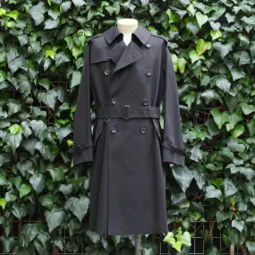 TRENCH COAT GABARDINE BLACK