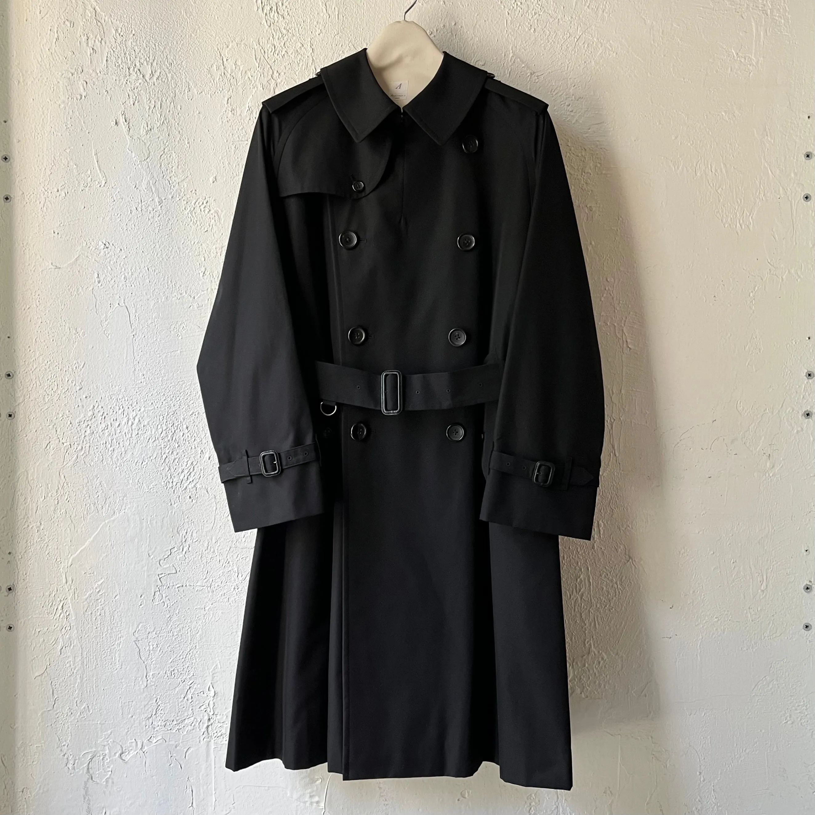 TRENCH COAT GABARDINE BLACK