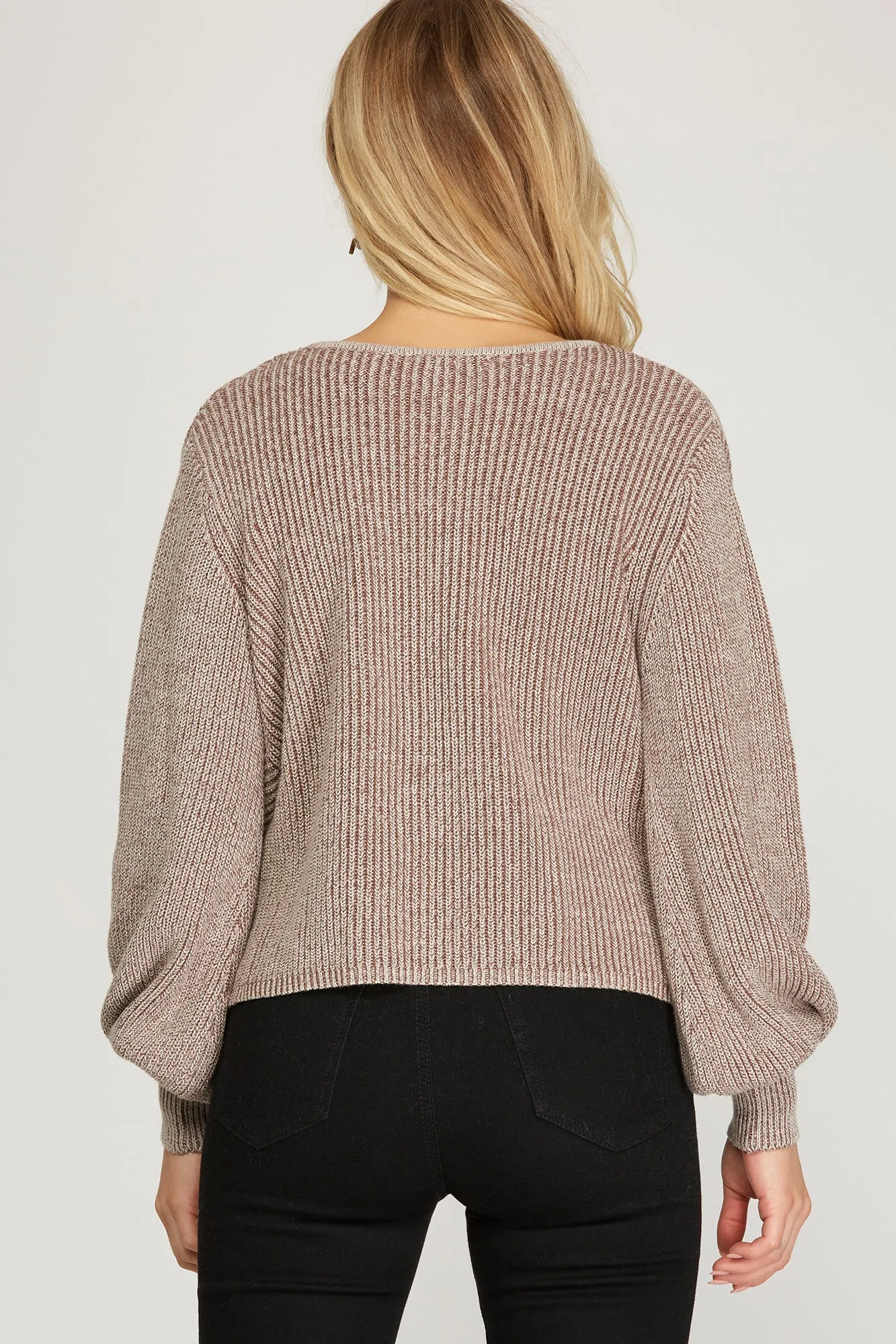 Twisted Knit Sweater