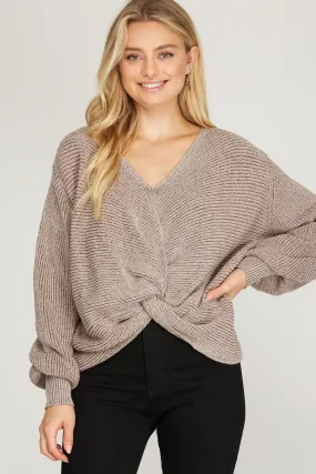 Twisted Knit Sweater