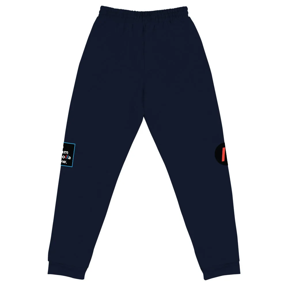 Unisex Joggers, The Adam Carolla Show Logo on Left Leg, ACS Icon on Right Leg