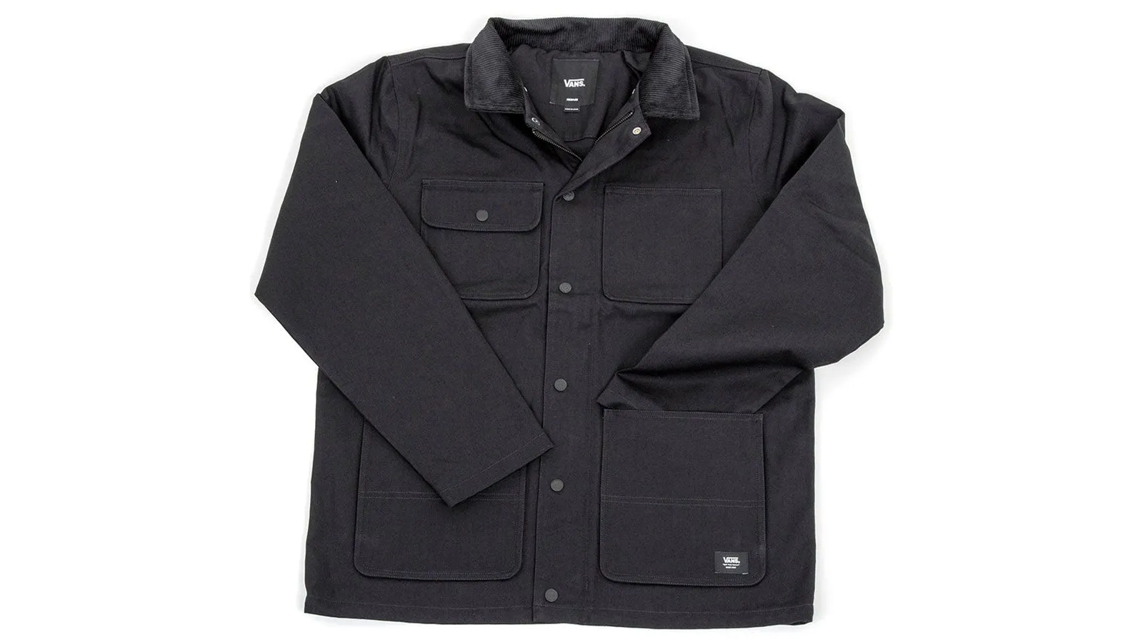 VANS ROWAN DRILL CHORE COAT - BLACK