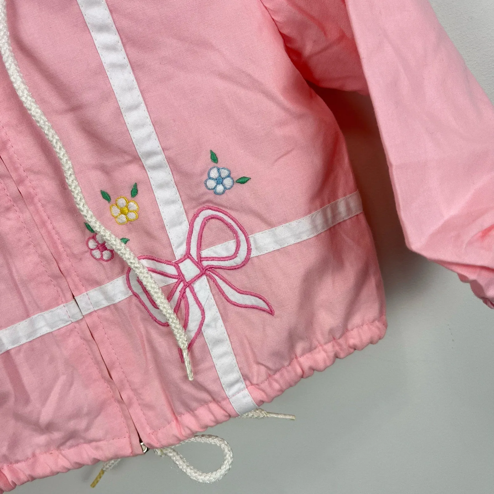 Vintage Pink Hooded Spring Jacket 18 Months