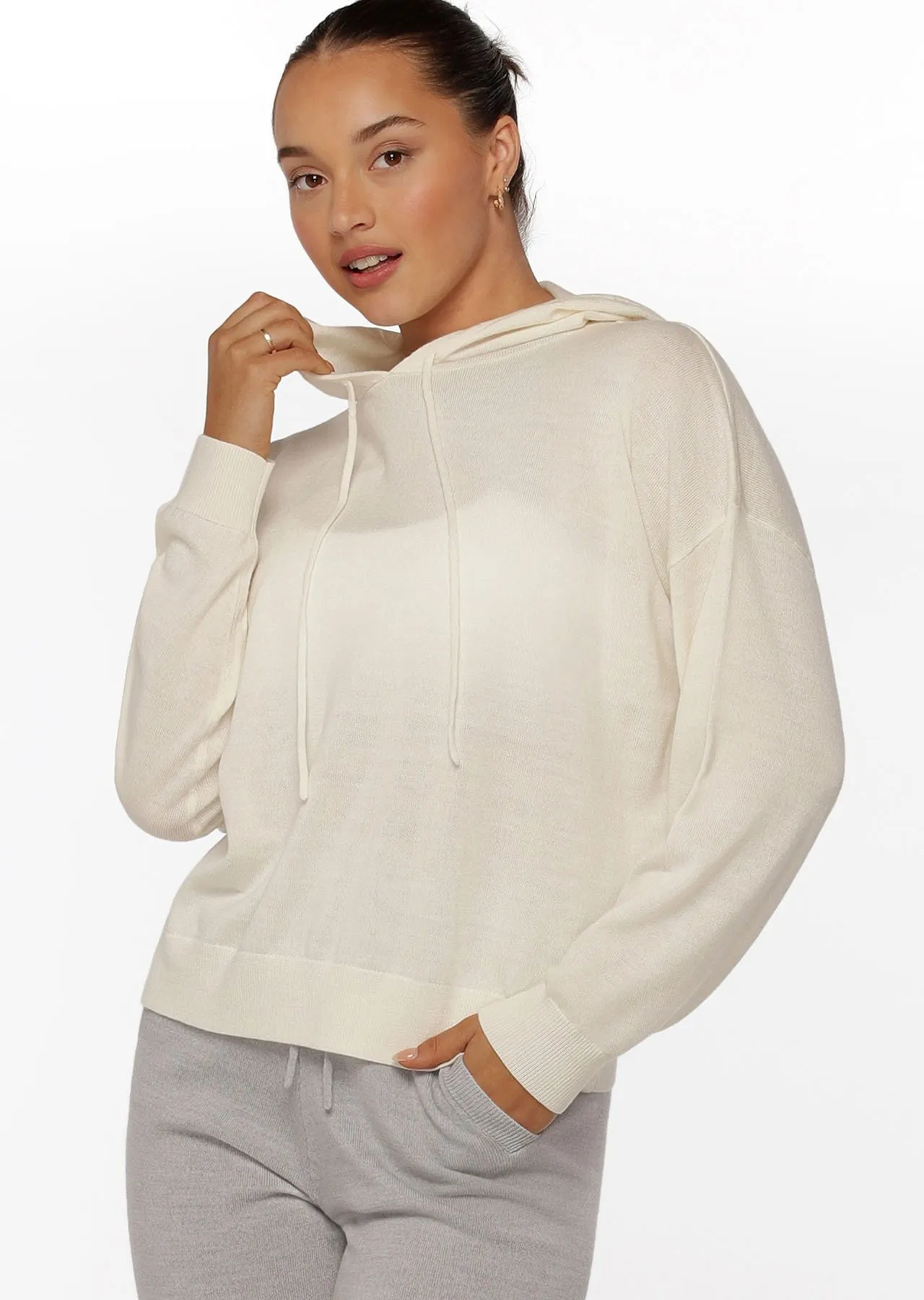 Wellness Hoodie | White | Jackets, Hoodies and Sweats | Lorna Jane Australia