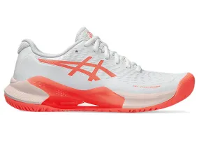 Women's Asics Gel-Challenger 14, White/Sun Coral, 8 B Medium